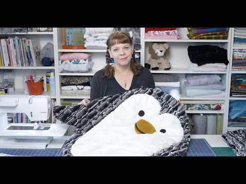 Fabric featuring penguins