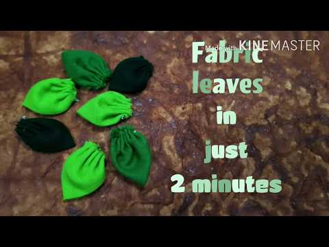 Leaves Made of Fabric