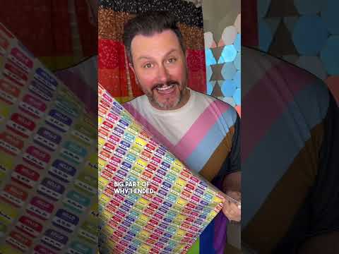 Fabric showcasing LGBTQ+ pride