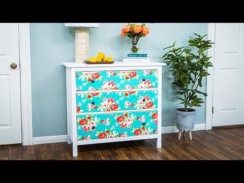Dresser with Fabric Drawers
