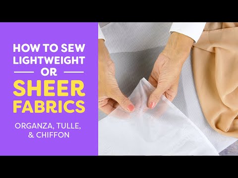 Stretchy Sheer Fabric
