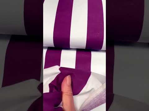 Fabric with Purple Stripes