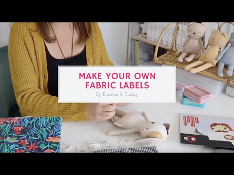 Handmade Item's Custom Fabric Labels