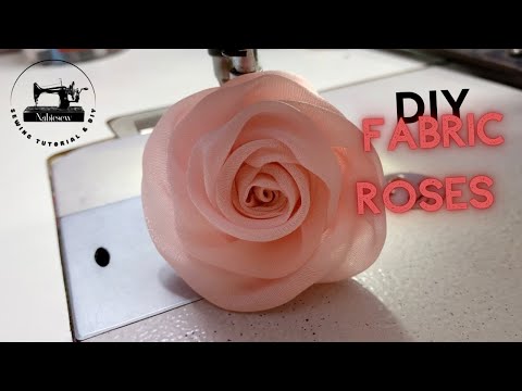 Fabric of a Pink Rose