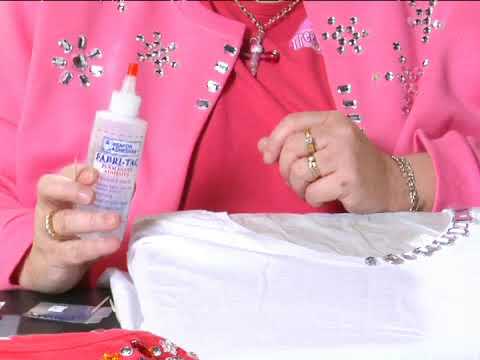 Fabric Glue with Rhinestone Adhesion