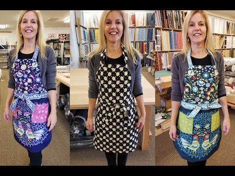 Aprons made of fabric