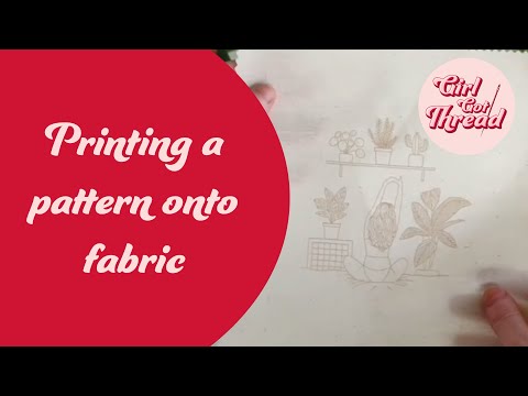 Newspaper Print on Fabric