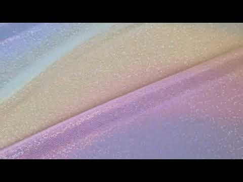 Fabric in Pastel Rainbow Shades