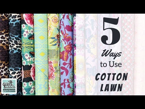 Yardage of Cotton Lawn Fabric Now Available