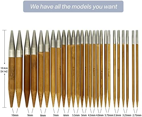 Bamboo Stainless Steel Knitting Needles: Versatile and Stylish!