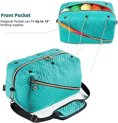 Stylish Yarn Storage: MYBAGZING Crochet Bag