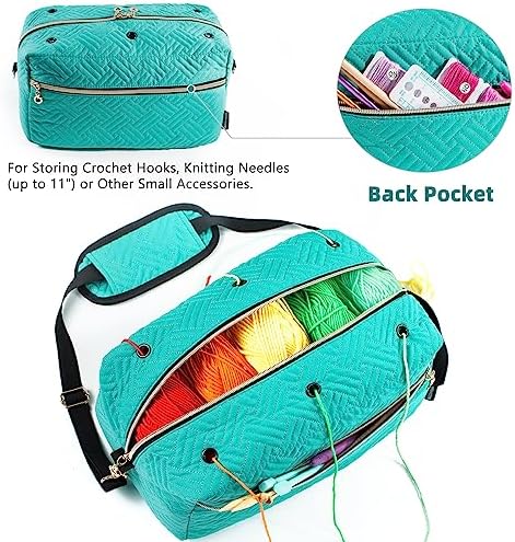 Stylish Yarn Storage: MYBAGZING Crochet Bag