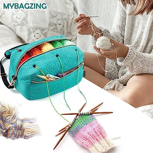 Stylish Yarn Storage: MYBAGZING Crochet Bag