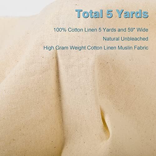 Soft Muslin Linen Fabric: Ideal for Sewing 3 Soft Muslin Linen Fabric: Ideal for Sewing