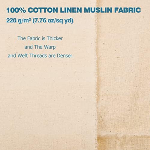 Soft Muslin Linen Fabric: Ideal for Sewing 4 Soft Muslin Linen Fabric: Ideal for Sewing