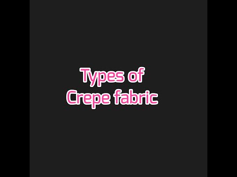 Crepe Fabric: A Guide