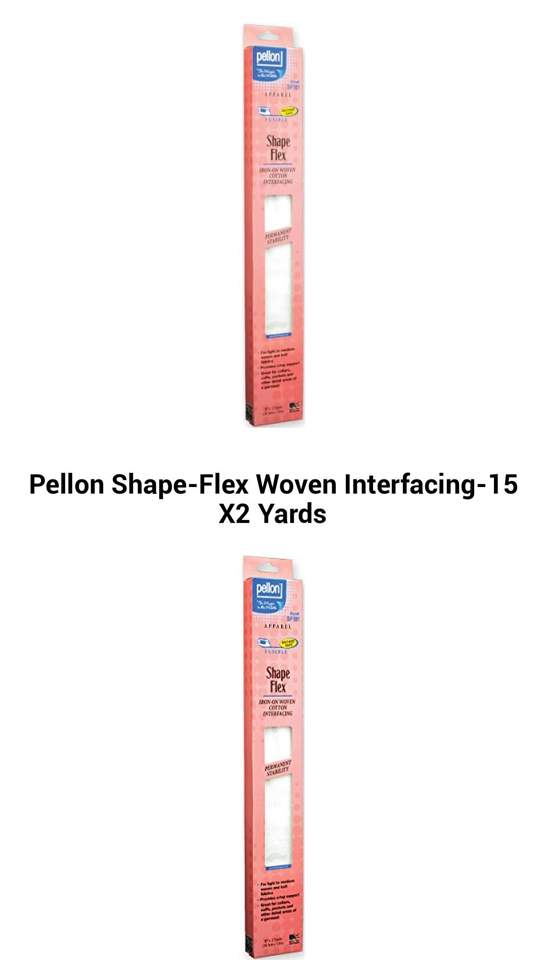 Pellon Shape-Flex Woven Interfacing-15 X2 Yards Pellon Shape-Flex Woven Interfacing-15 X2 Yards