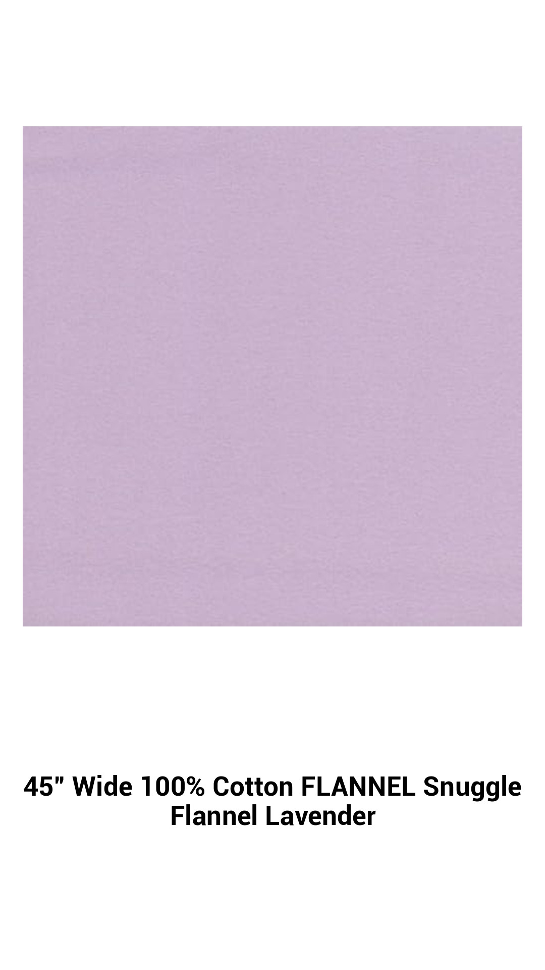 Luxurious Lavender 45” Wide 100% Cotton Flannel for Cozy Comfort