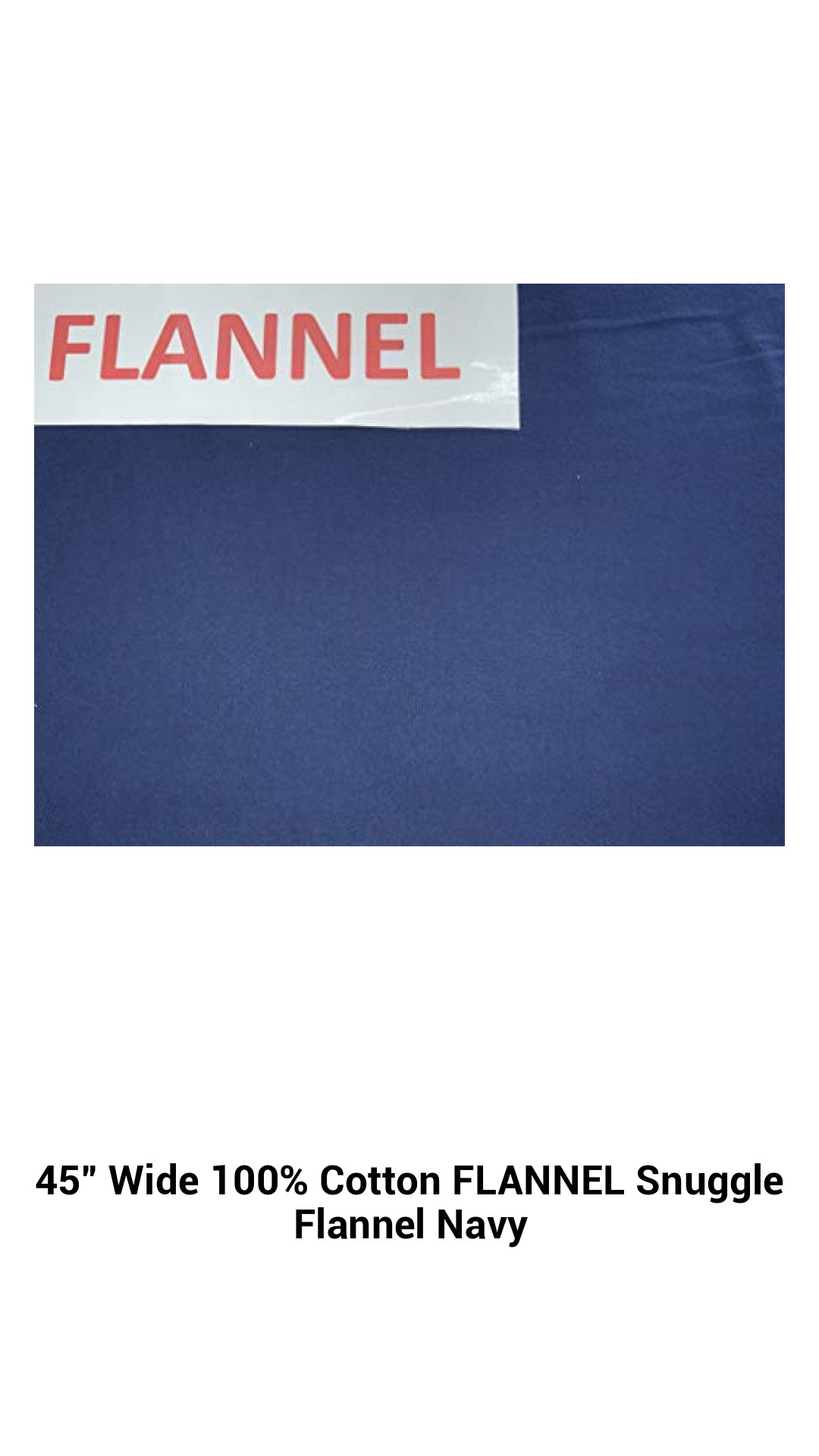 45” Wide 100% Cotton FLANNEL Snuggle Flannel Navy 45” Wide 100% Cotton FLANNEL Snuggle Flannel Navy