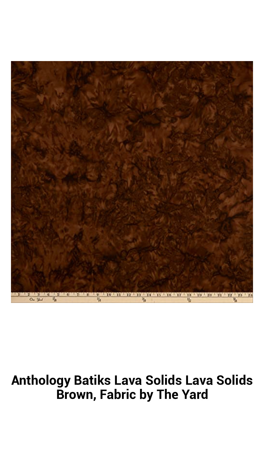 Anthology Batiks Lava Solids Lava Solids Brown, Fabric by The Yard Anthology Batiks Lava Solids Lava Solids Brown, Fabric by The Yard