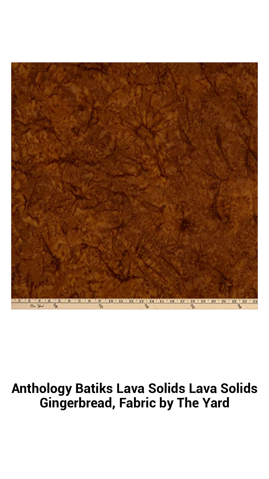 Anthology Batiks Lava Solids Lava Solids Gingerbread, Fabric by The Yard Anthology Batiks Lava Solids Lava Solids Gingerbread, Fabric by The Yard