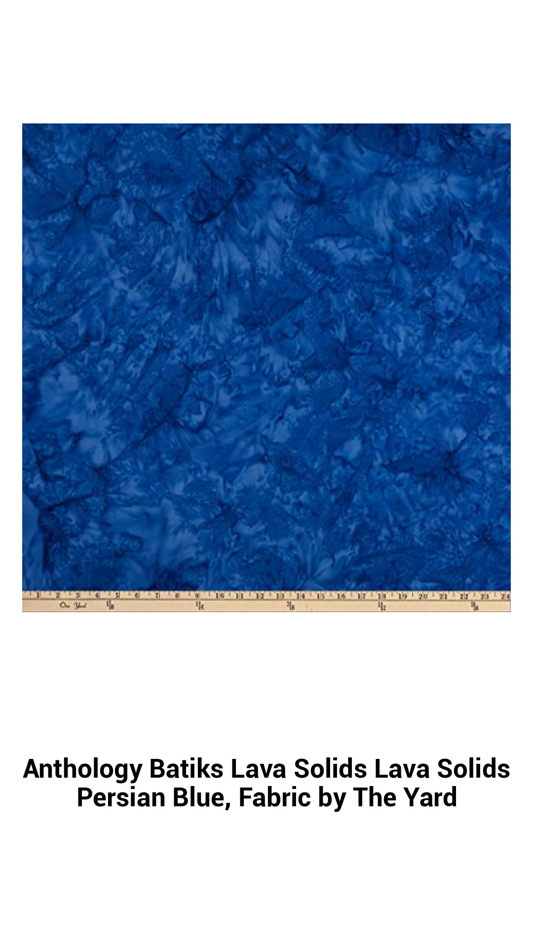 Anthology Batiks Lava Solids Lava Solids Persian Blue, Fabric by The Yard Anthology Batiks Lava Solids Lava Solids Persian Blue, Fabric by The Yard