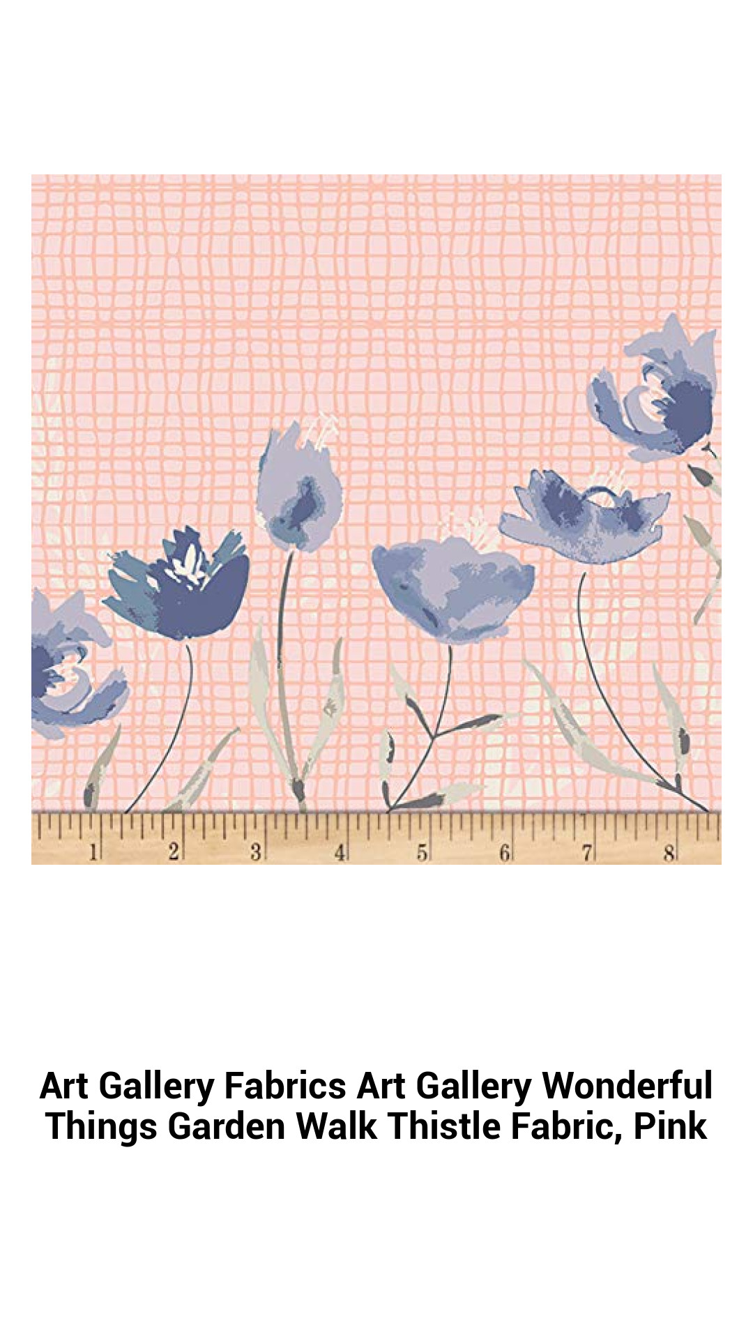 Elegant Garden Walk Thistle Fabric by Art Gallery Fabrics - Perfect for Quilting, Apparel, and Home Decor