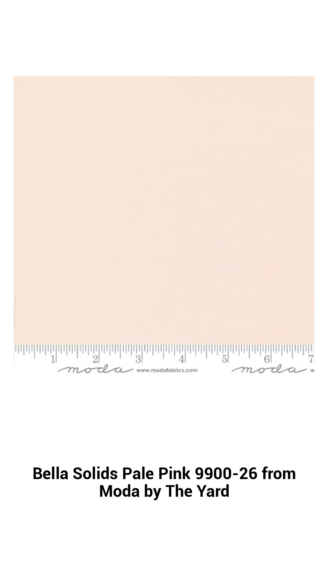 Premium Bella Solids Pale Pink Fabric by the Yard - Luxurious 100% Cotton for Quilting and Crafts