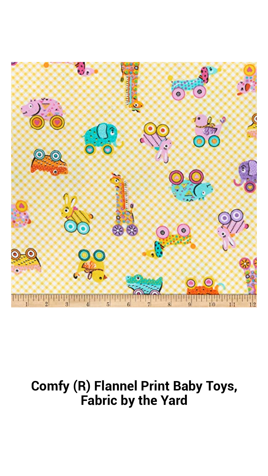Luxurious Double-Napped Flannel Fabric for Baby Toys - 100% Cotton, Available by the Yard