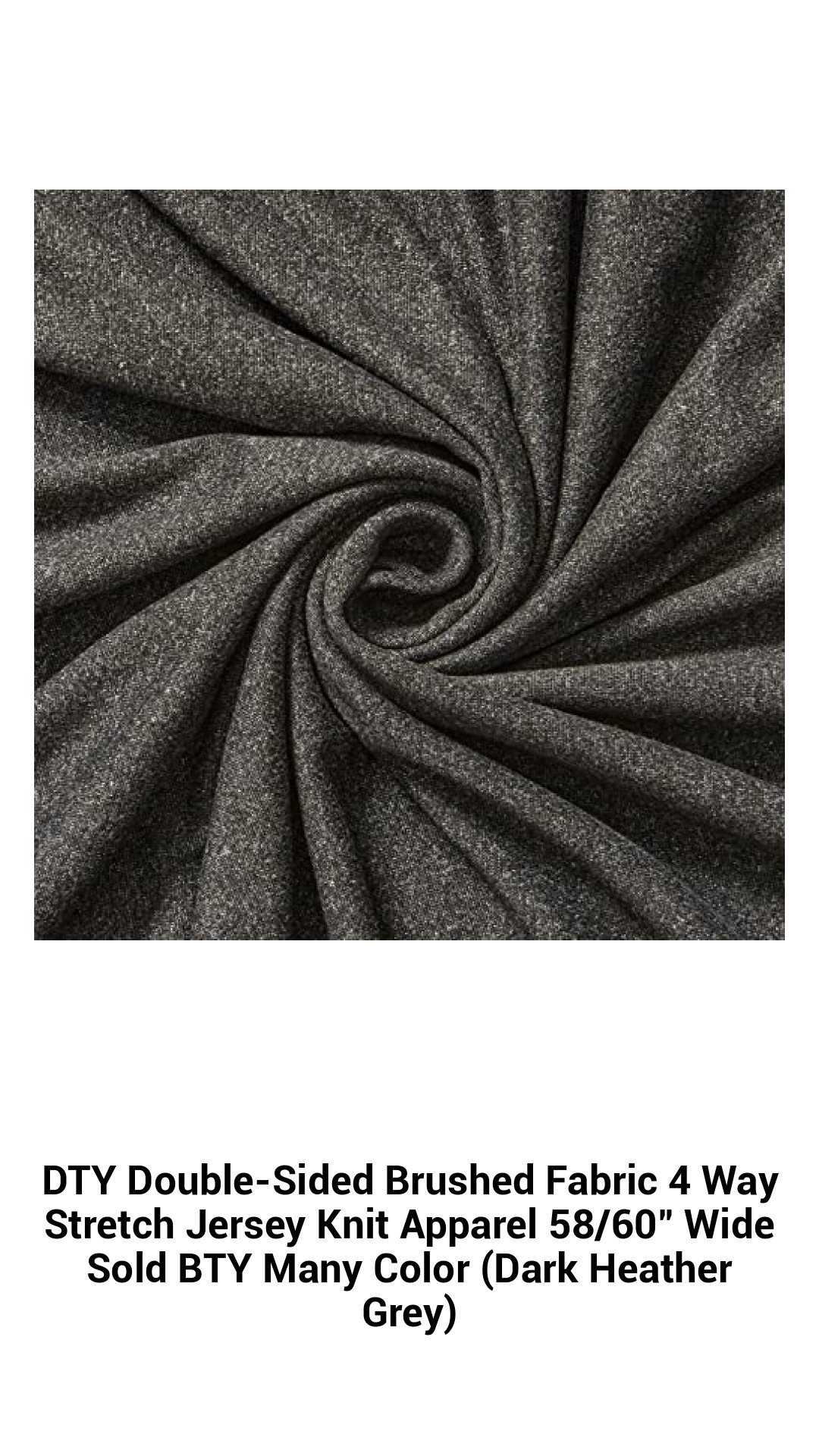 Ultra-Soft Double-Sided 4-Way Stretch Jersey Knit Fabric – 58/60" Wide – Perfect for Apparel in Multiple Colors