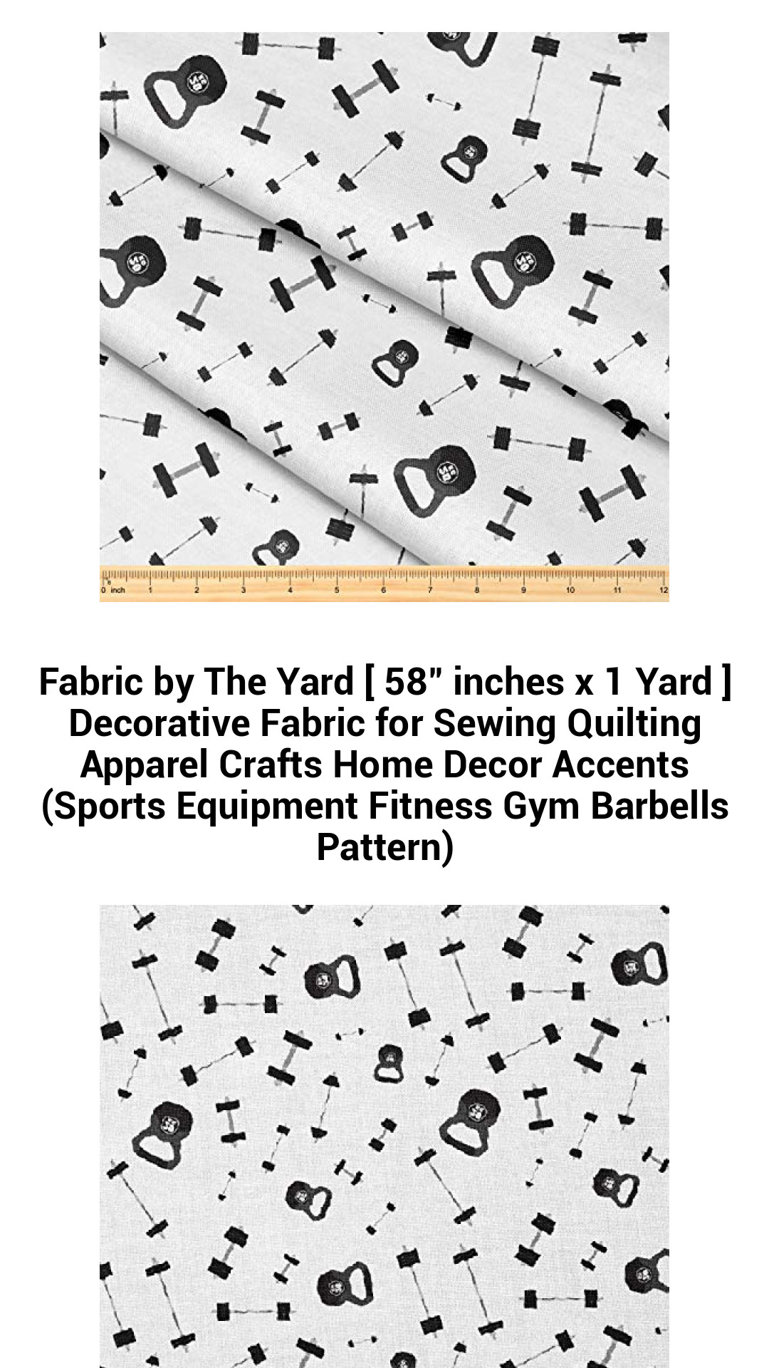 Premium 58-Inch Sports-Themed Fabric by The Yard - Versatile Decorative Material for Sewing, Quilting, and Crafting Enthusiasts