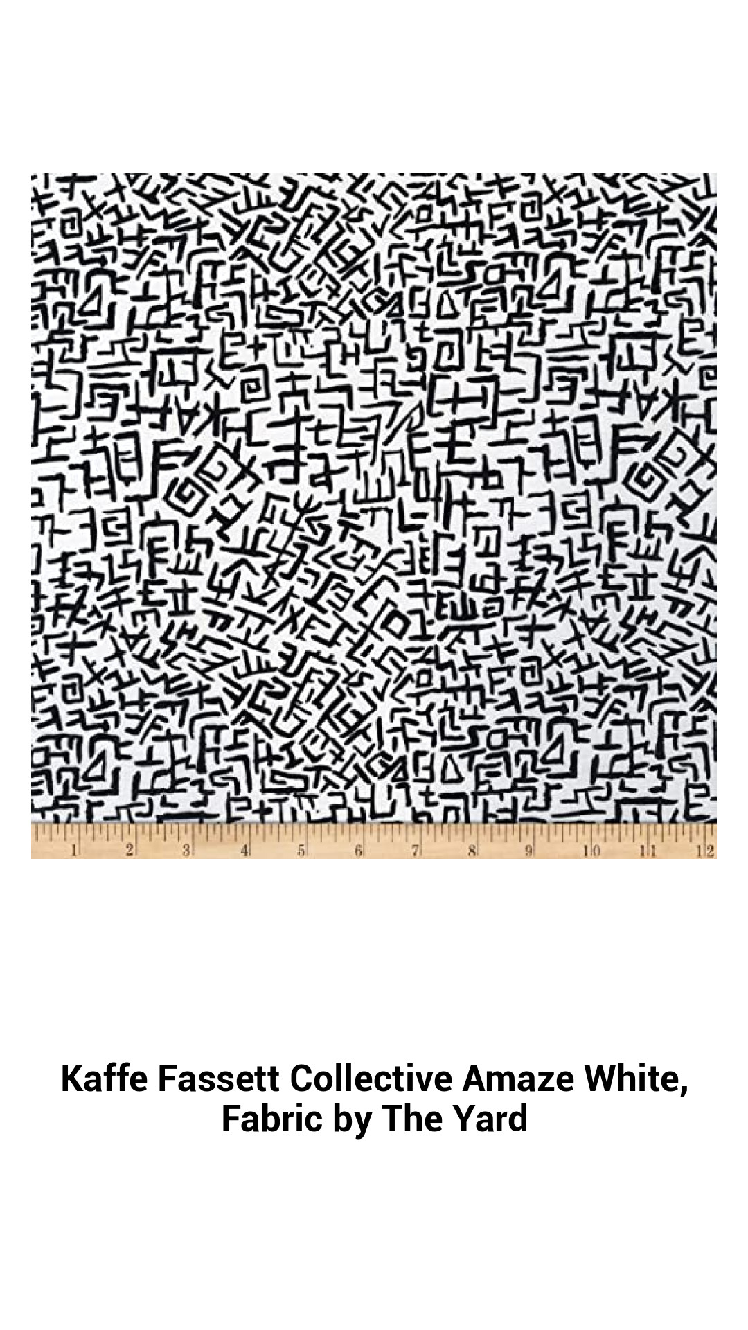 Vibrant Kaffe Fassett Collective Amaze White Cotton Fabric by the Yard – Perfect for Quilting, Crafts, and Home Decor