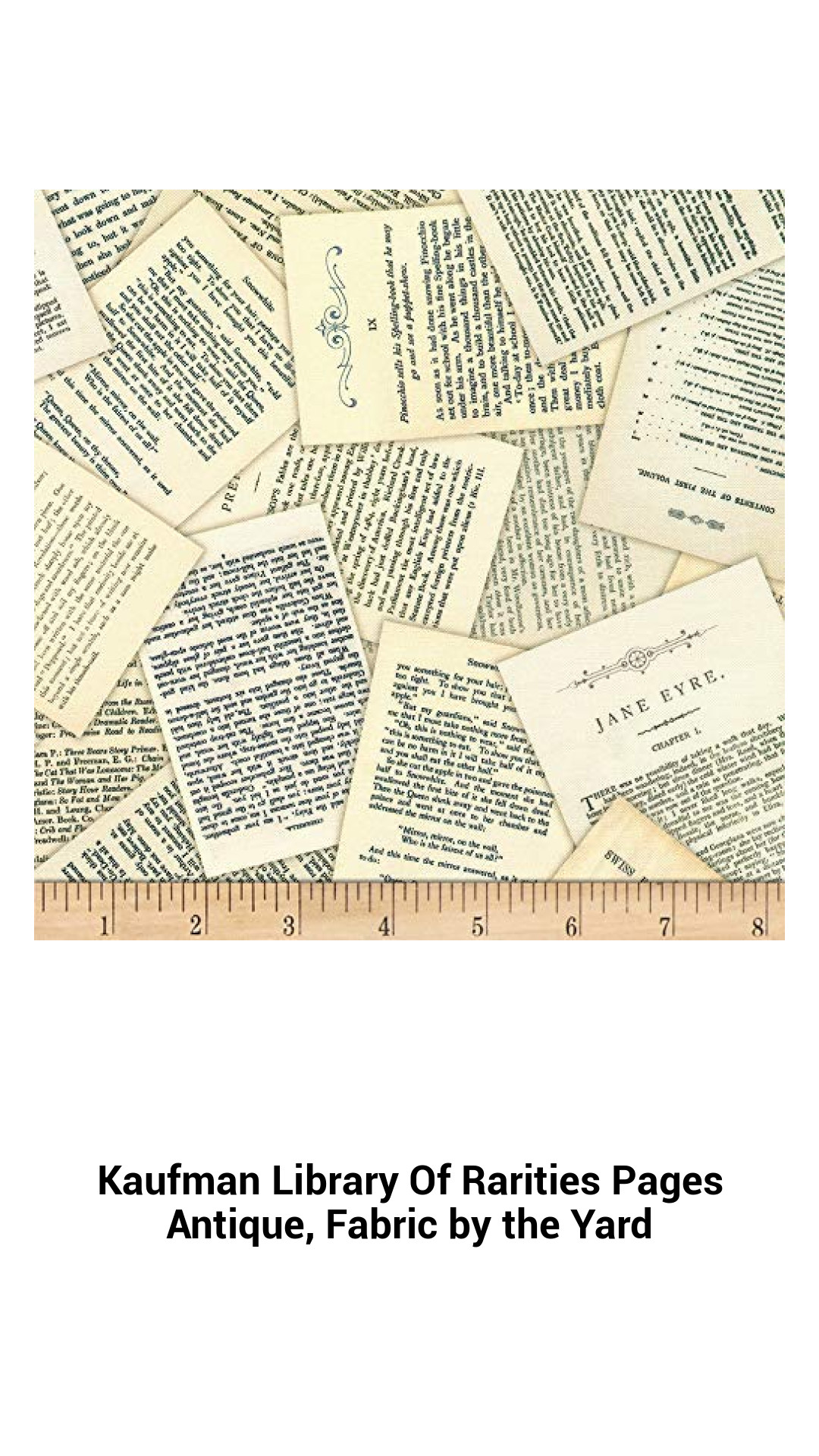 Kaufman Library of Rarities Antique Fabric by the Yard | Versatile Cotton for Quilting, Crafts, and Home Décor