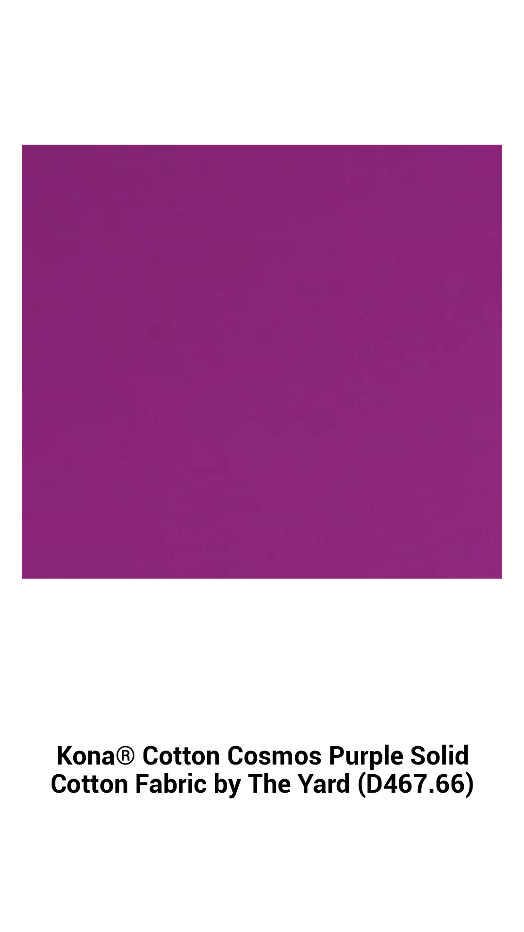 Premium Kona® Cotton Cosmos Purple Solid Fabric - Luxurious 44" Wide Cotton Material Sold by the Yard for Crafting and Sewing