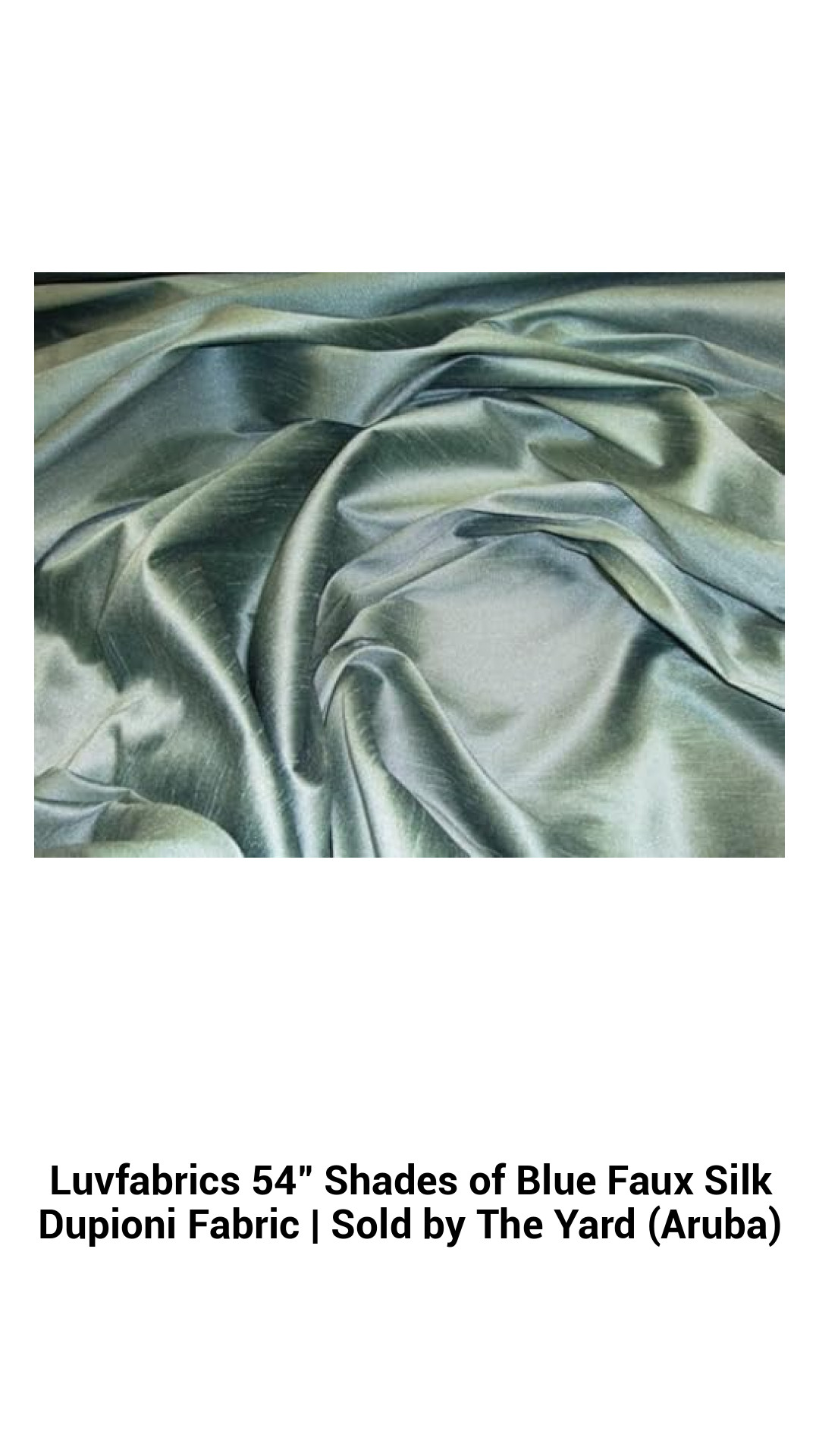 Luxurious 54-Inch Faux Silk Dupioni Fabric in Shades of Blue | Versatile Textile for Apparel & Decor | Sold by the Yard