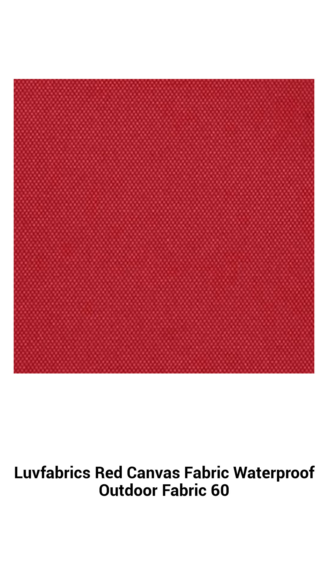 Luvfabrics Red Canvas Fabric Waterproof Outdoor Fabric 60 Luvfabrics Red Canvas Fabric Waterproof Outdoor Fabric 60