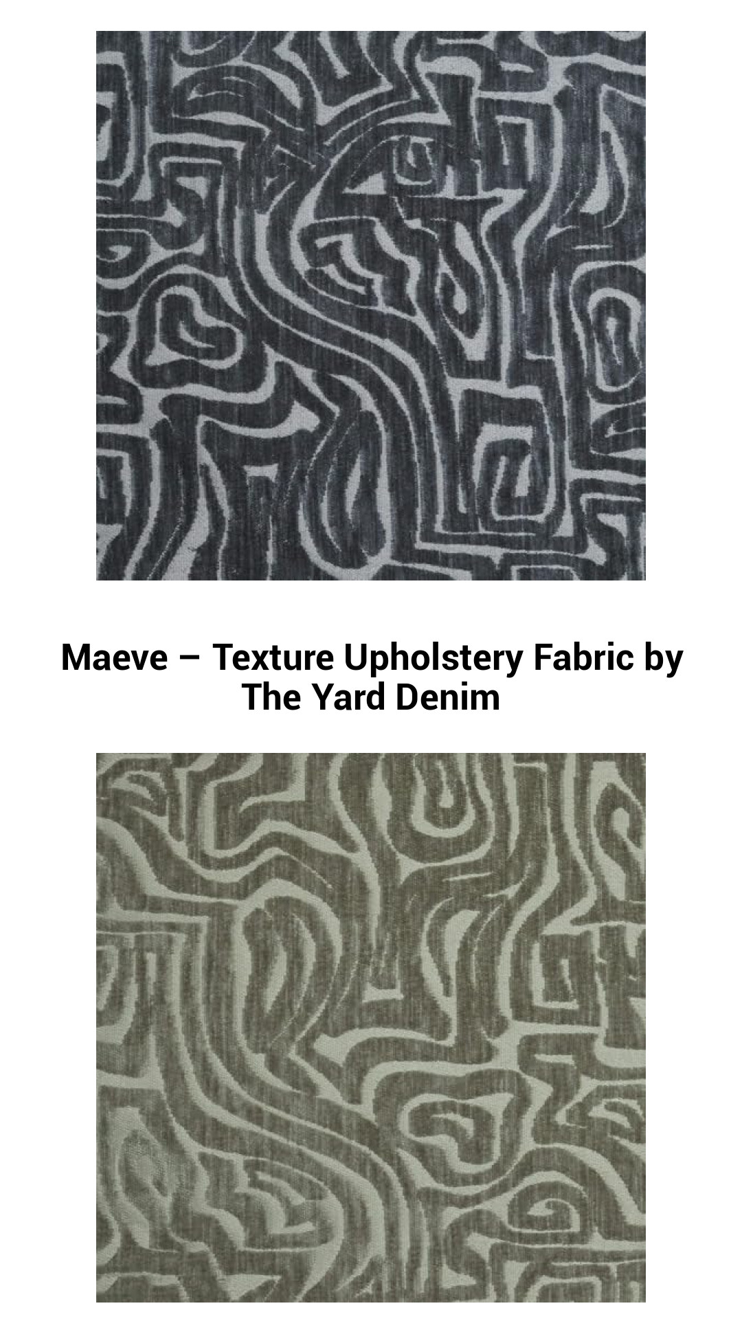 Maeve – Texture Upholstery Fabric by The Yard Denim Maeve – Texture Upholstery Fabric by The Yard Denim