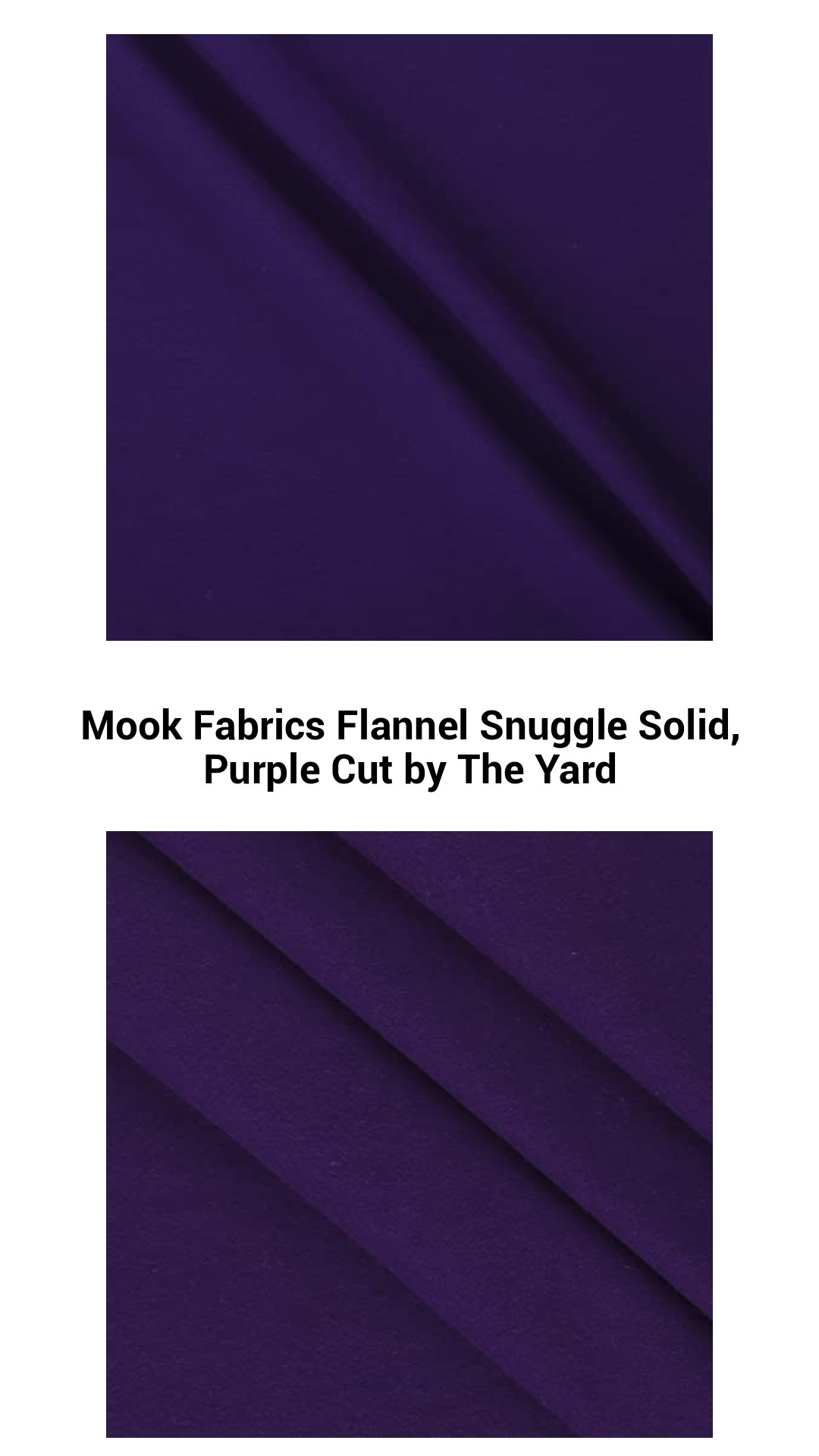 Luxurious Purple Cotton Flannel Fabric by the Yard – Perfect for Cozy DIY Creations