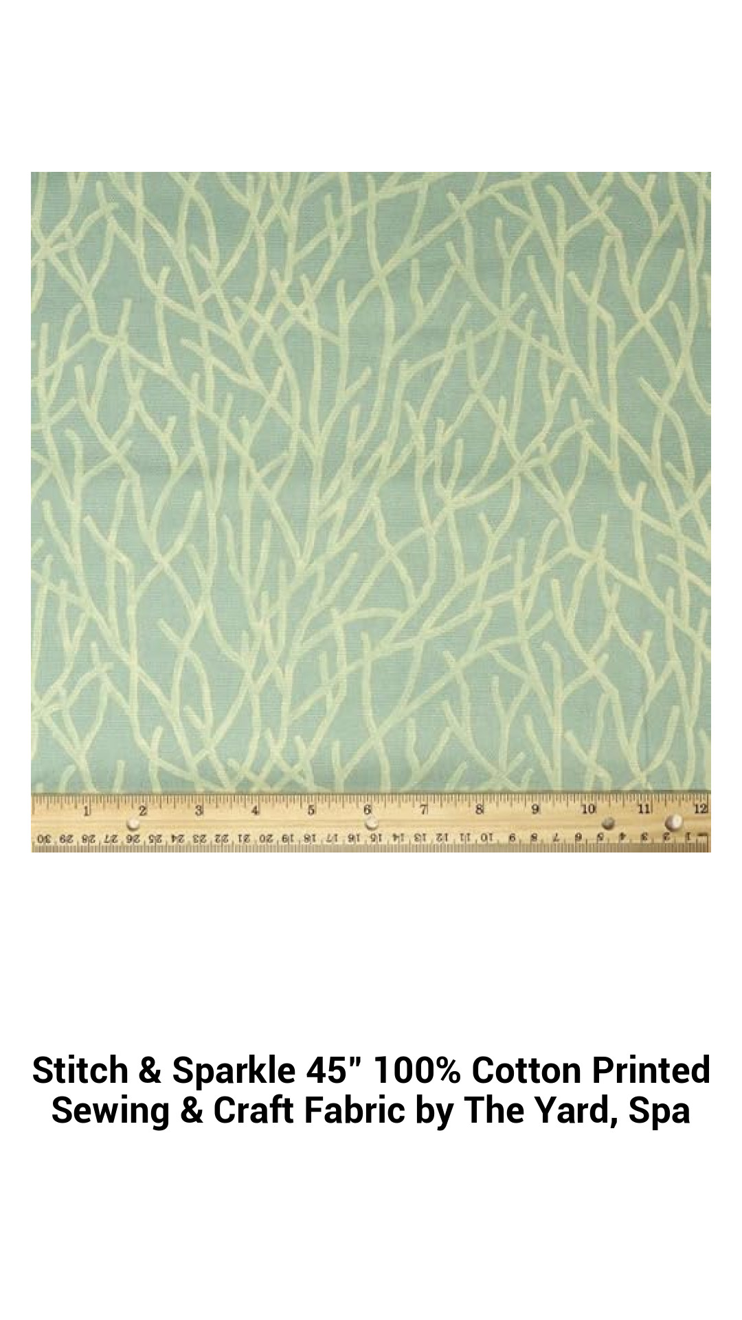 Transform Your Crafts with 45" Premium 100% Cotton Printed Sewing Fabric – Spa Collection by Stitch & Sparkle