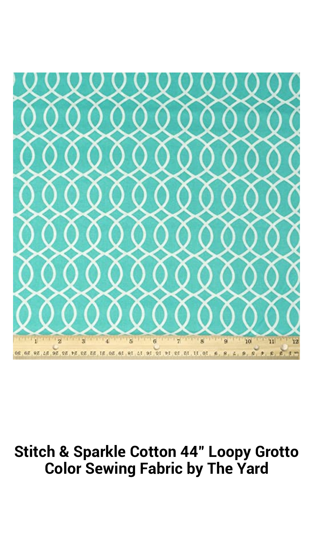 Vibrant Loopy Grotto Cotton Sewing Fabric – 44” Premium Quilting & Craft Material by the Yard