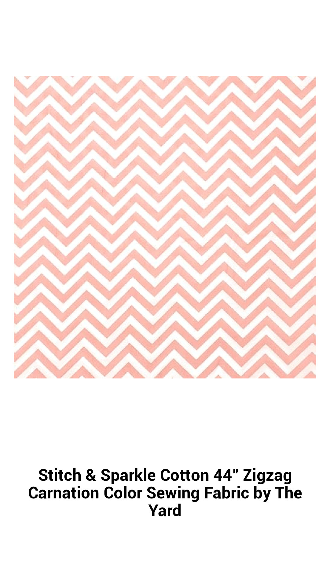 Vibrant 44-Inch Zigzag Carnation Cotton Fabric for Sewing, Quilting, and Home Décor – Buy by the Yard