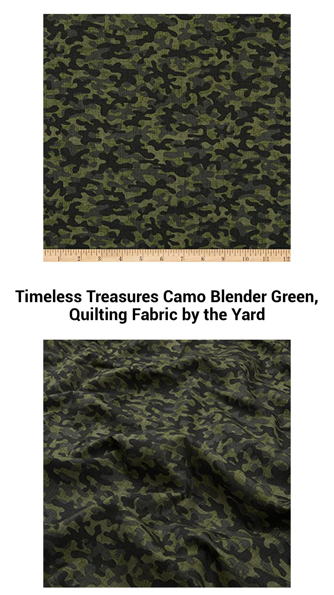 Versatile Camo Blender Green Quilting Fabric by Timeless Treasures - Perfect for All Your Sewing Projects