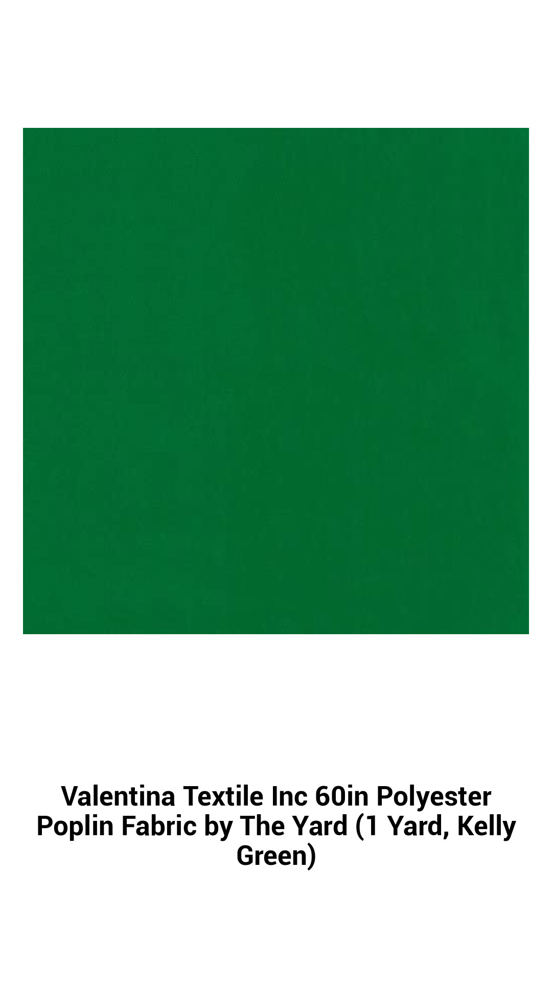 Premium Kelly Green 60-Inch Polyester Poplin Fabric - Versatile, High-Quality Material Sold by the Yard