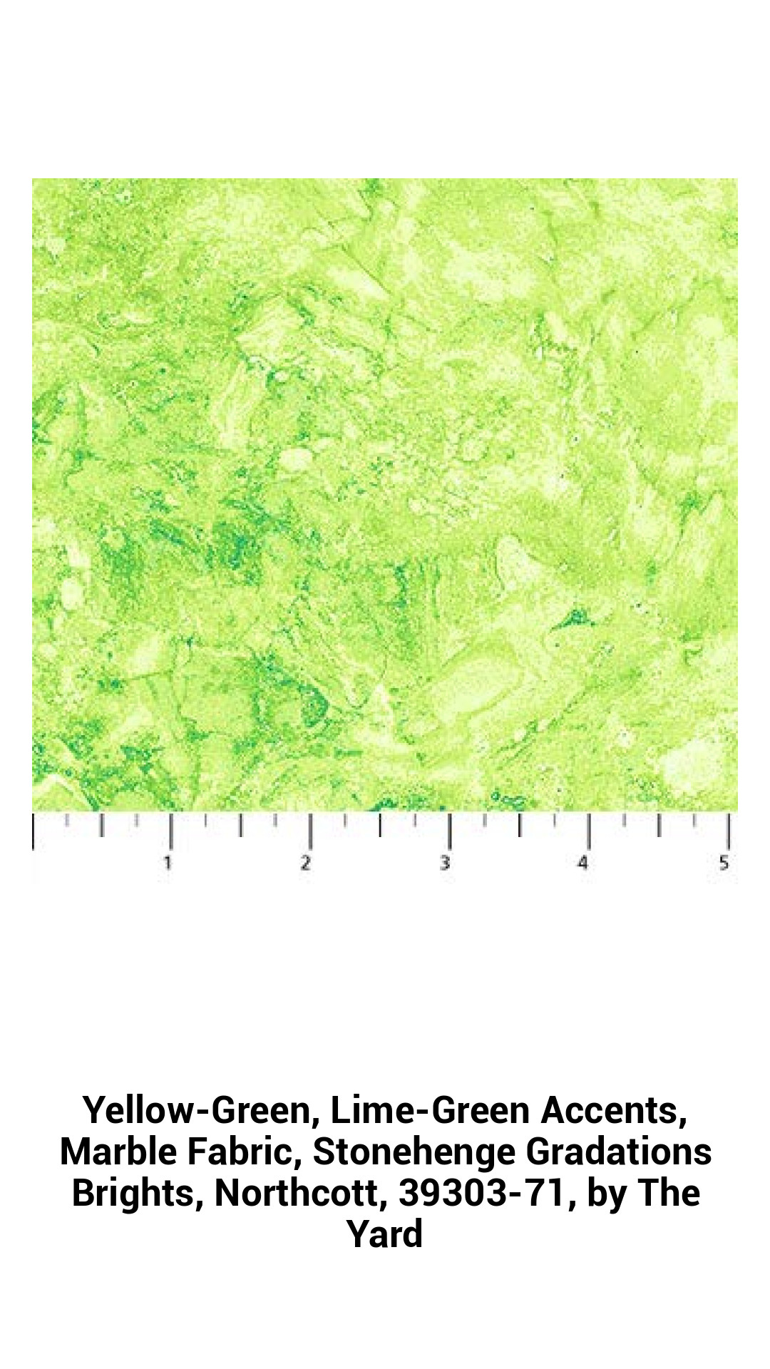 Vibrant Yellow-Green Marble Fabric with Lime-Green Accents - Stonehenge Gradations Brights by Northcott, 39303-71, Sold by the Yard